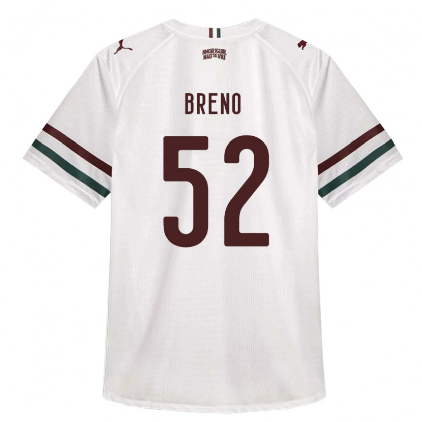 Danxen Mulher Camisola Breno De Souza Britez Da Rocha Cunha #52 Branco Verde Borgonha Alternativa 2026/27 Camisa Brasil