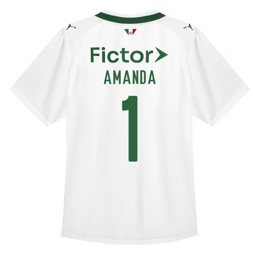 Danxen Mulher Camisola Amanda #1 Verde Branco Alternativa 2026/27 Camisa Brasil