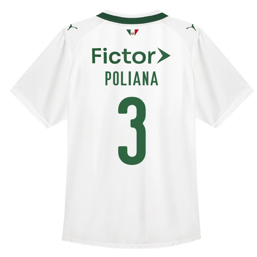 Danxen Mulher Camisola Poliana #3 Verde Branco Alternativa 2026/27 Camisa Brasil