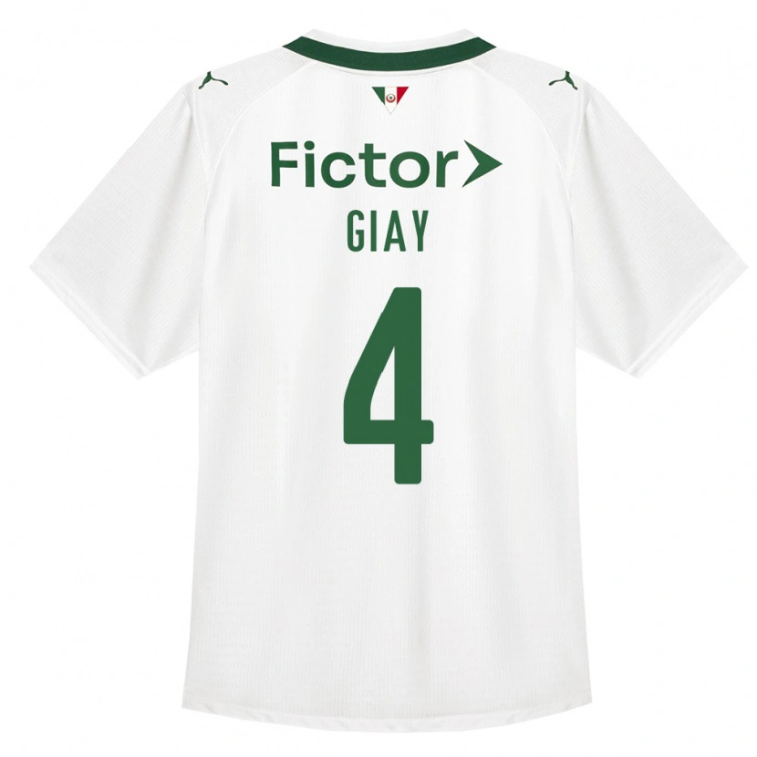 Danxen Mulher Camisola Agustín Giay #4 Verde Branco Alternativa 2026/27 Camisa Brasil