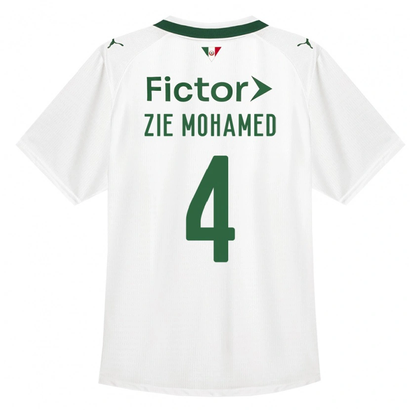 Danxen Mulher Camisola Kone Zie Mohamed #4 Verde Branco Alternativa 2026/27 Camisa Brasil