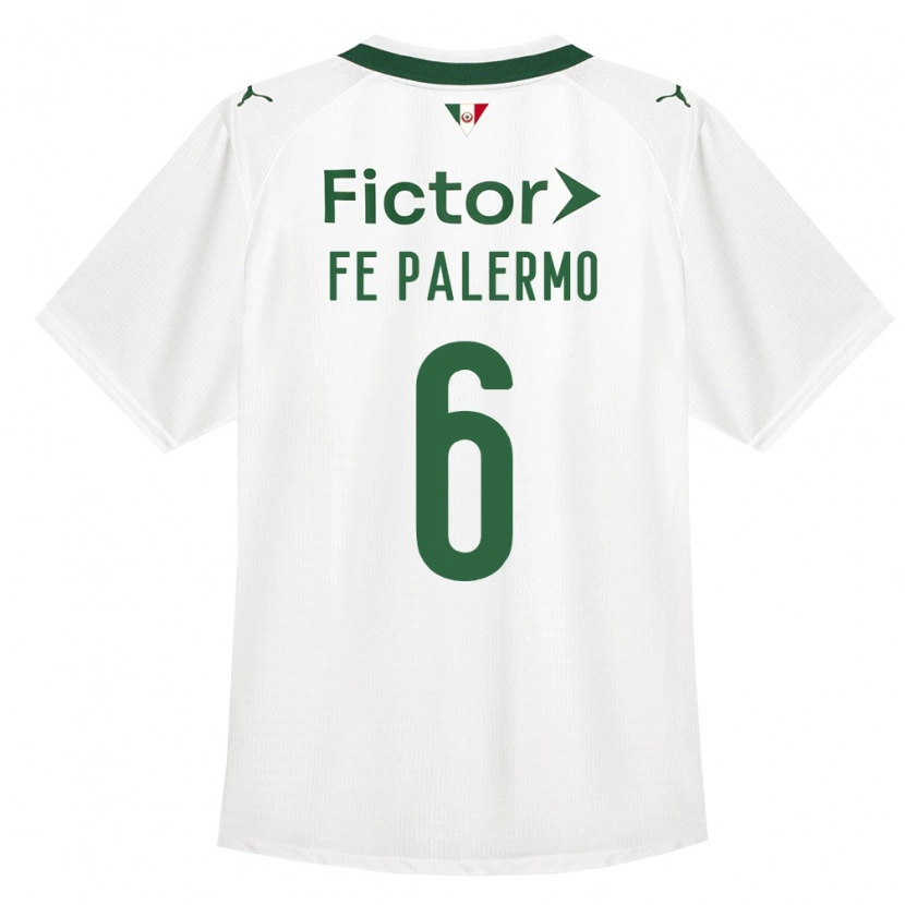 Danxen Mulher Camisola Fe Palermo #6 Verde Branco Alternativa 2026/27 Camisa Brasil