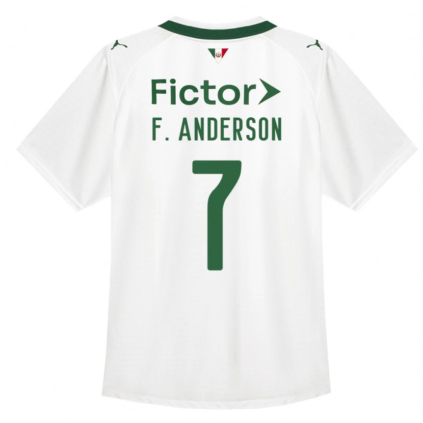 Danxen Mulher Camisola Felipe Anderson #7 Verde Branco Alternativa 2026/27 Camisa Brasil