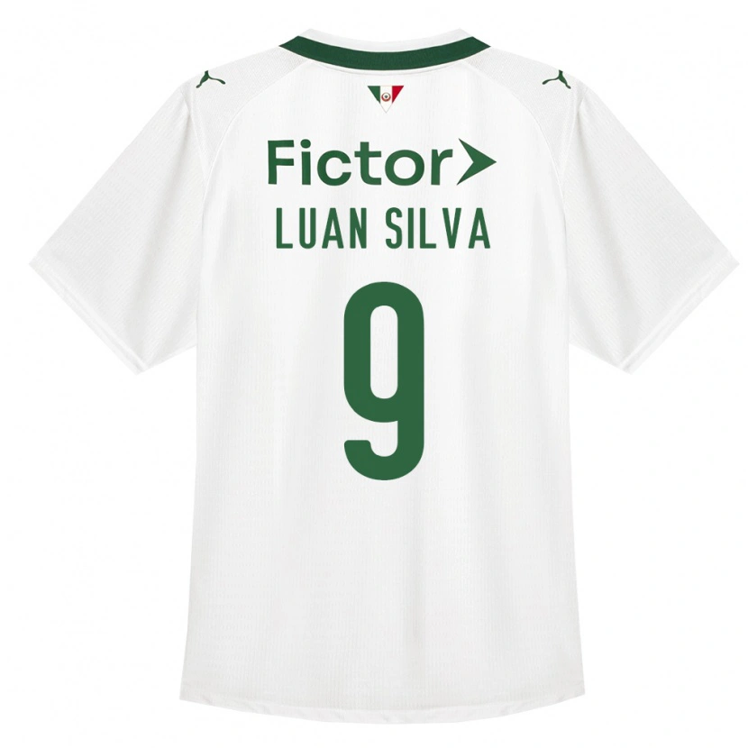 Danxen Mulher Camisola Luan Silva #9 Verde Branco Alternativa 2026/27 Camisa Brasil