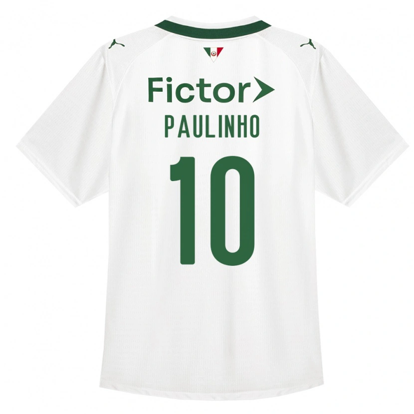 Danxen Mulher Camisola Paulinho #10 Verde Branco Alternativa 2026/27 Camisa Brasil