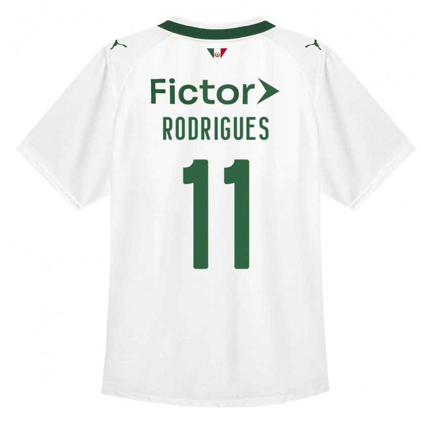 Danxen Mulher Camisola Bruno Rodrigues #11 Verde Branco Alternativa 2026/27 Camisa Brasil