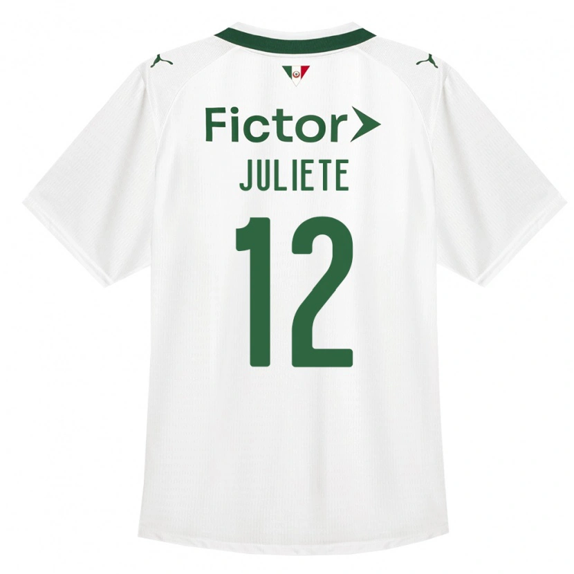 Danxen Mulher Camisola Juliete #12 Verde Branco Alternativa 2026/27 Camisa Brasil
