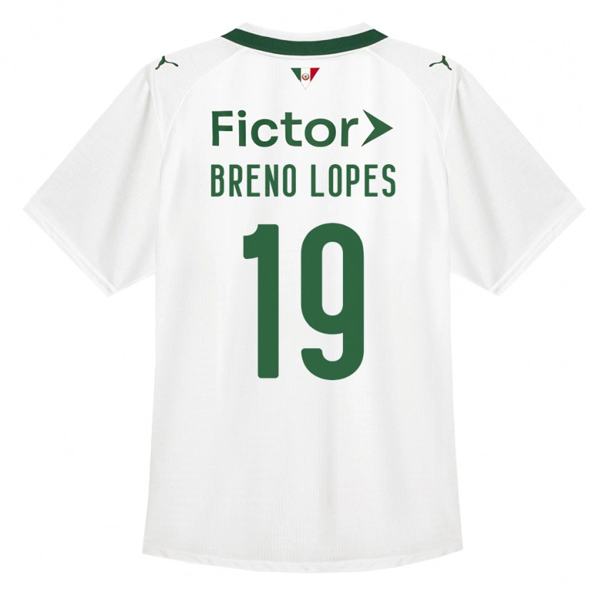Danxen Mulher Camisola Breno Lopes #19 Verde Branco Alternativa 2026/27 Camisa Brasil