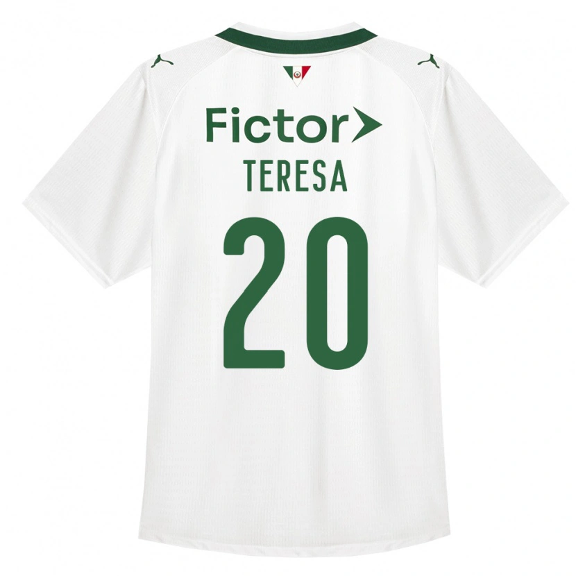 Danxen Mulher Camisola Felipe Teresa #20 Verde Branco Alternativa 2026/27 Camisa Brasil