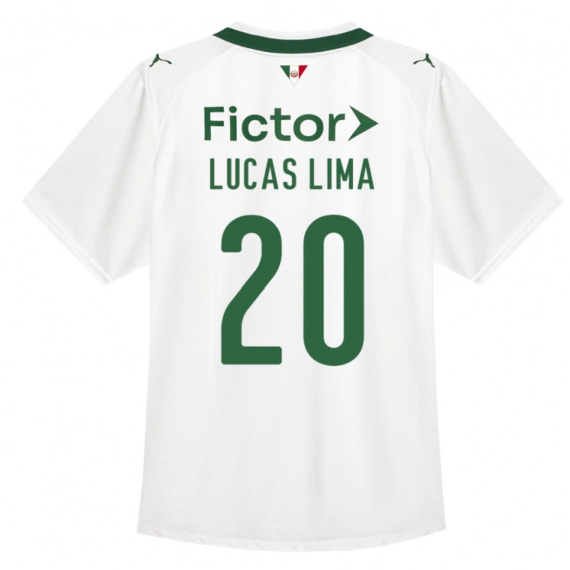 Danxen Mulher Camisola Lucas Lima #20 Verde Branco Alternativa 2026/27 Camisa Brasil