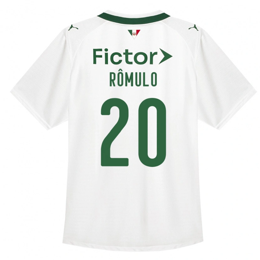 Danxen Mulher Camisola Rômulo #20 Verde Branco Alternativa 2026/27 Camisa Brasil