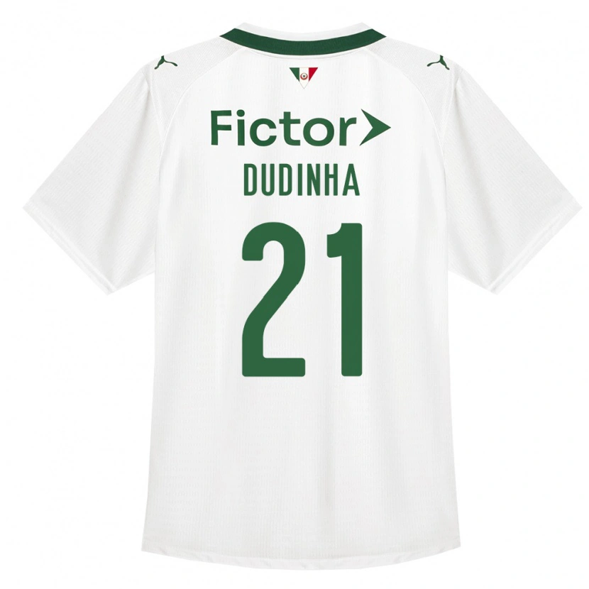 Danxen Mulher Camisola Dudinha #21 Verde Branco Alternativa 2026/27 Camisa Brasil