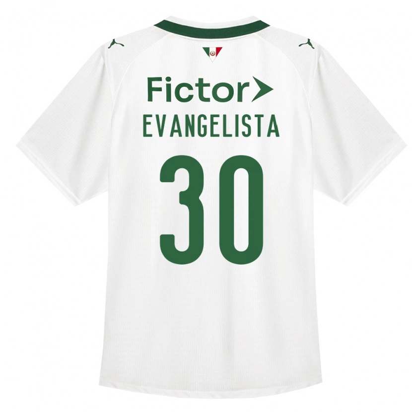Danxen Mulher Camisola Lucas Evangelista #30 Verde Branco Alternativa 2026/27 Camisa Brasil