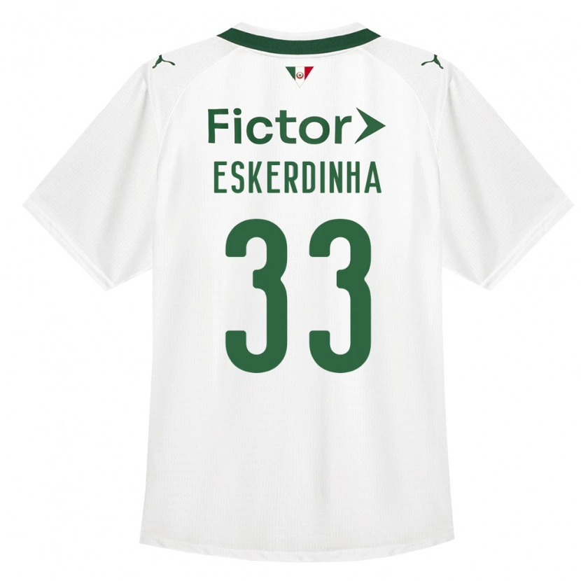 Danxen Mulher Camisola Eskerdinha #33 Verde Branco Alternativa 2026/27 Camisa Brasil