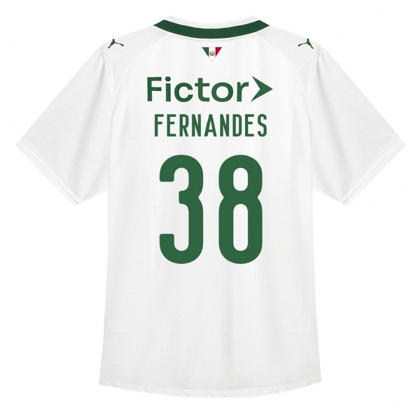 Danxen Mulher Camisola Matheus Fernandes #38 Verde Branco Alternativa 2026/27 Camisa Brasil