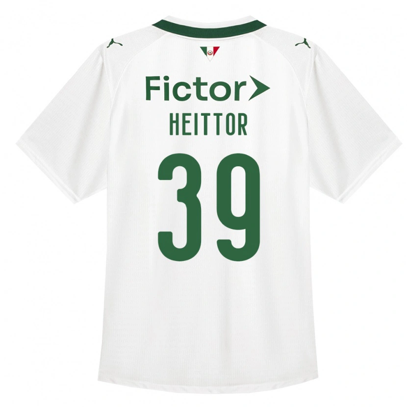 Danxen Mulher Camisola Heittor Vinicius Da Silva Nunes #39 Verde Branco Alternativa 2026/27 Camisa Brasil