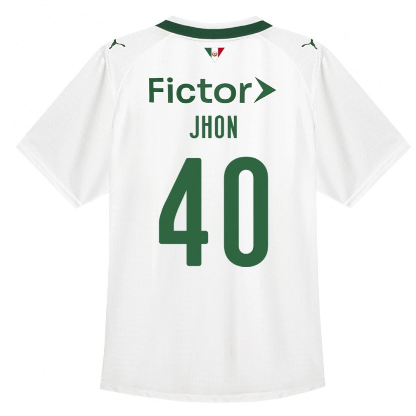 Danxen Mulher Camisola Jhon Jhon #40 Verde Branco Alternativa 2026/27 Camisa Brasil