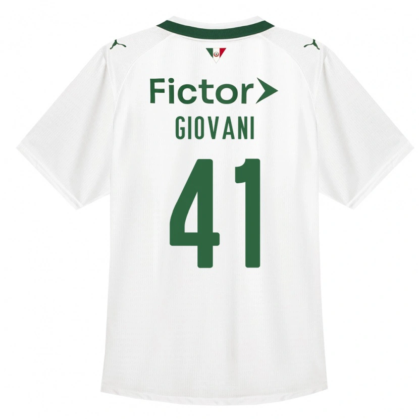 Danxen Mulher Camisola Giovani #41 Verde Branco Alternativa 2026/27 Camisa Brasil
