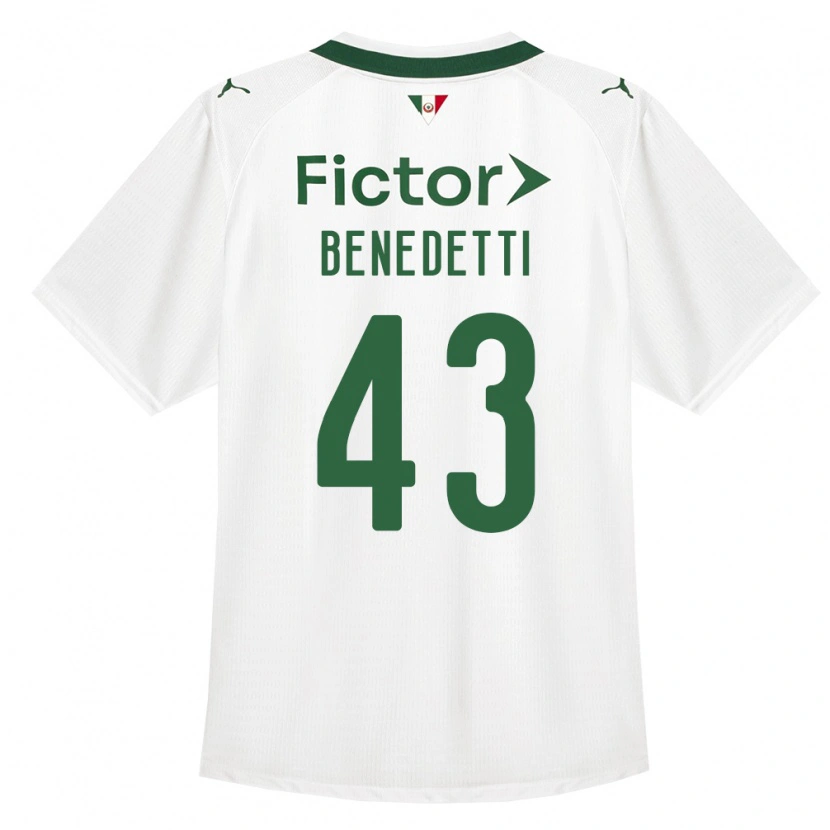 Danxen Mulher Camisola Luis Benedetti #43 Verde Branco Alternativa 2026/27 Camisa Brasil