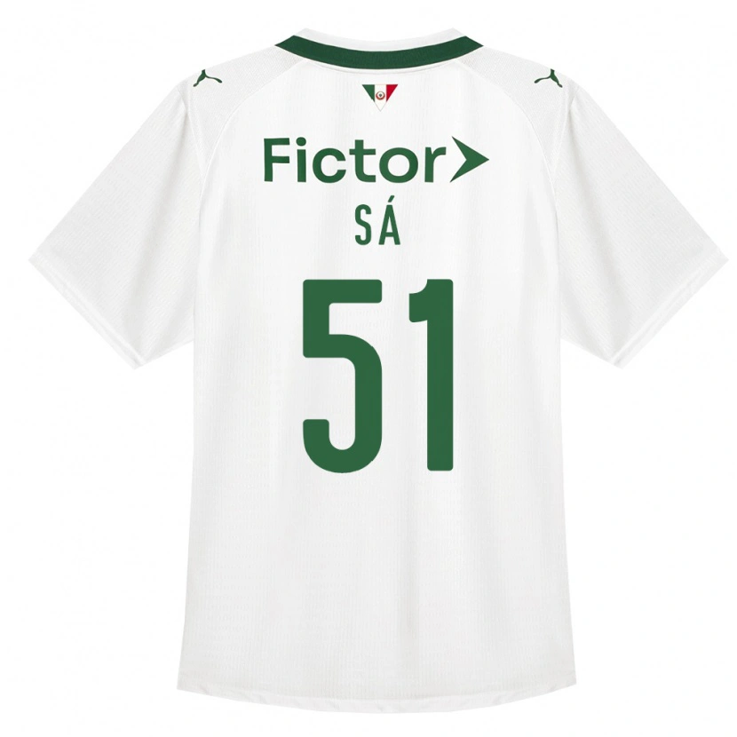 Danxen Mulher Camisola Luiz Sá #51 Verde Branco Alternativa 2026/27 Camisa Brasil