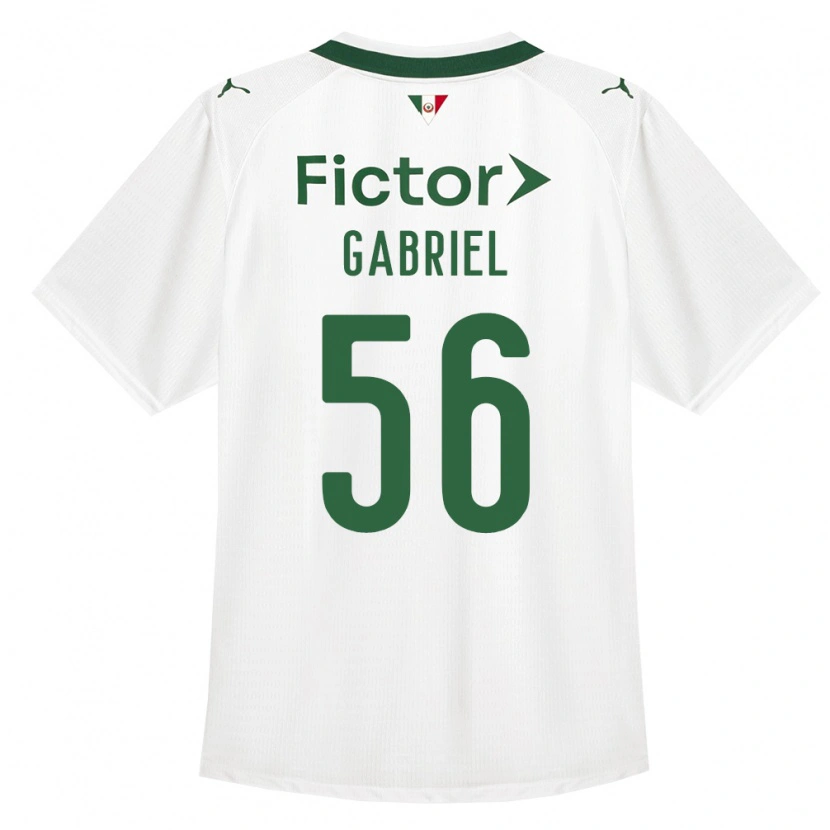 Danxen Mulher Camisola Arthur Gabriel #56 Verde Branco Alternativa 2026/27 Camisa Brasil