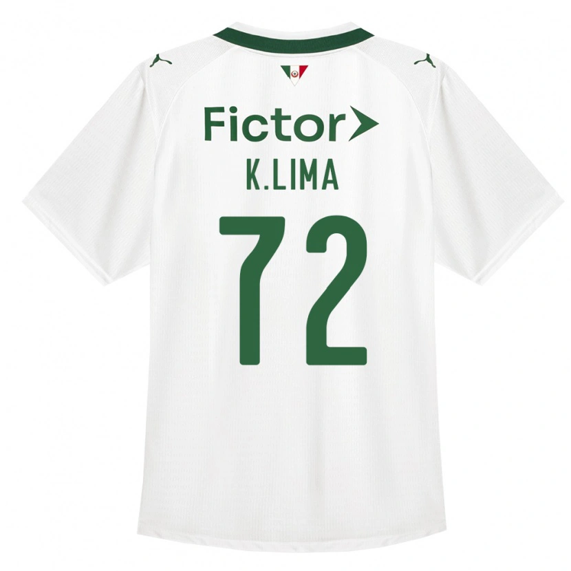 Danxen Mulher Camisola Kauan Lima #72 Verde Branco Alternativa 2026/27 Camisa Brasil