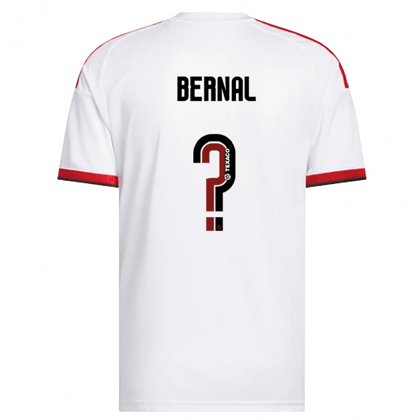 Danxen Mulher Camisola Scarlett Bernal #0 Branco Vermelho Preto Alternativa 2026/27 Camisa Brasil