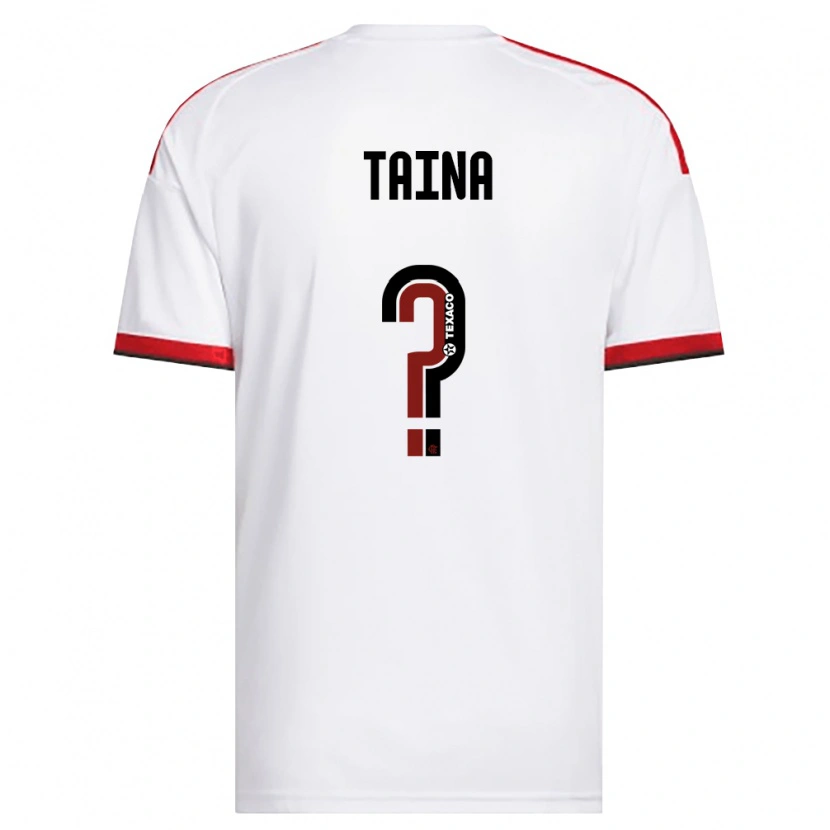 Danxen Mulher Camisola Taina #0 Branco Vermelho Preto Alternativa 2026/27 Camisa Brasil