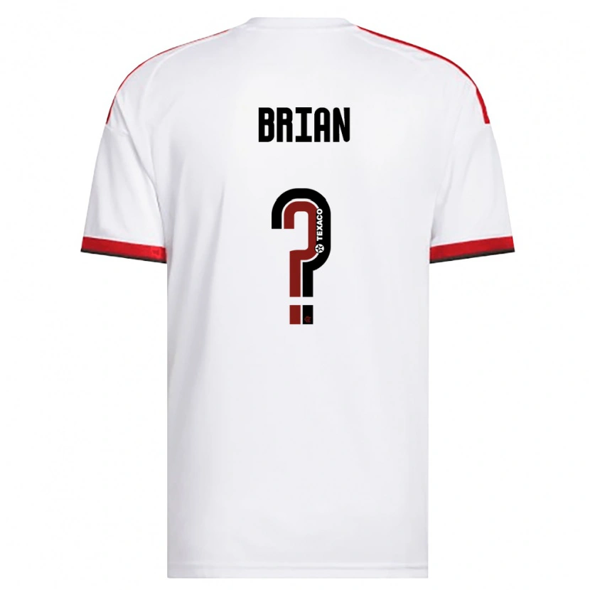 Danxen Mulher Camisola Felipe Brian #0 Branco Vermelho Preto Alternativa 2026/27 Camisa Brasil
