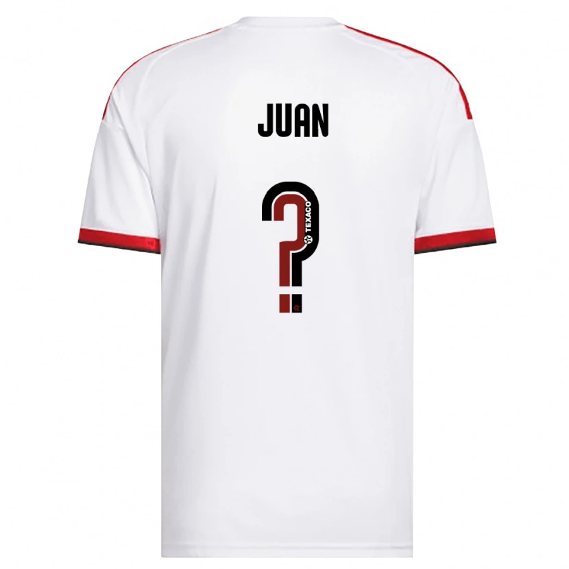 Danxen Mulher Camisola Wesley Juan #0 Branco Vermelho Preto Alternativa 2026/27 Camisa Brasil