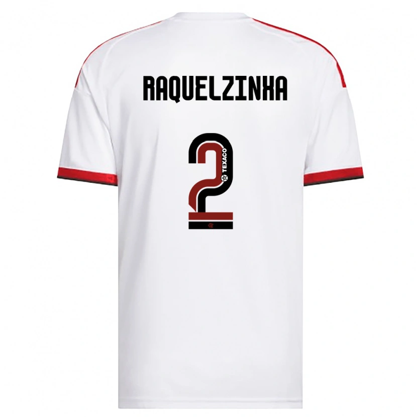 Danxen Mulher Camisola Raquelzinha #2 Branco Vermelho Preto Alternativa 2026/27 Camisa Brasil