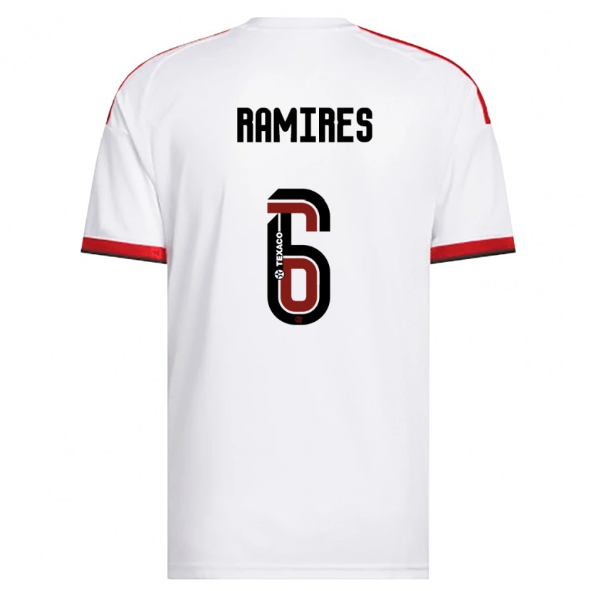 Danxen Mulher Camisola Gustavo Rodrigues Nunes #6 Branco Vermelho Preto Alternativa 2026/27 Camisa Brasil