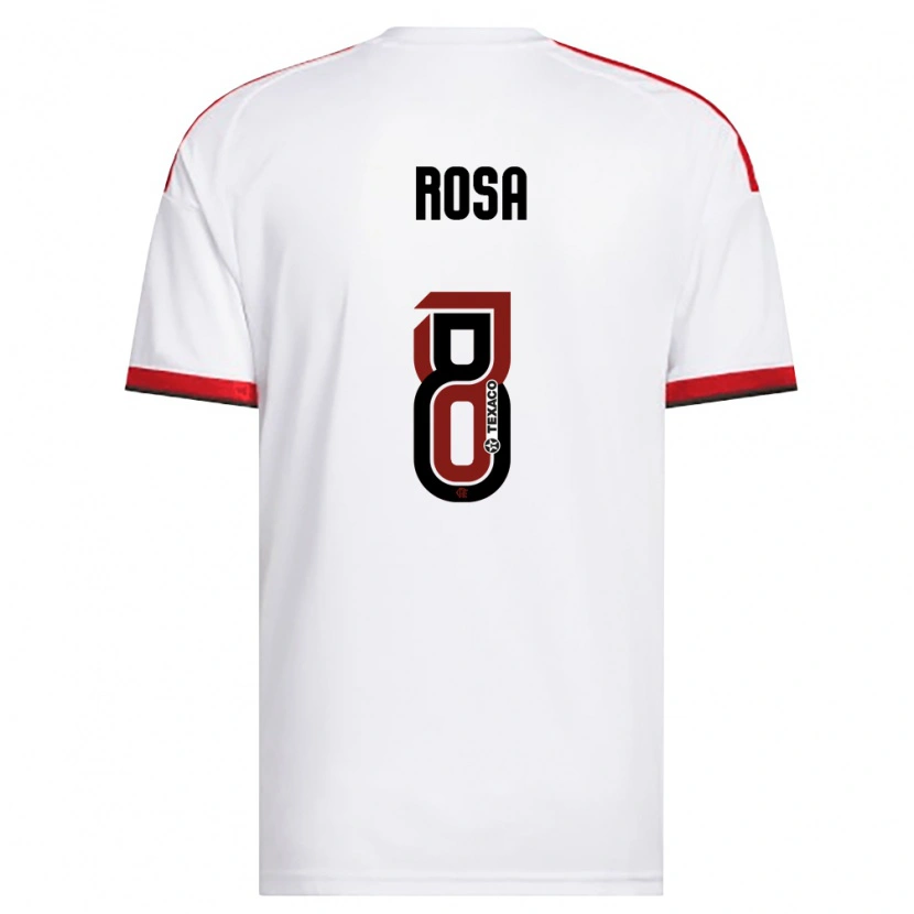 Danxen Mulher Camisola Bruna Rosa #8 Branco Vermelho Preto Alternativa 2026/27 Camisa Brasil