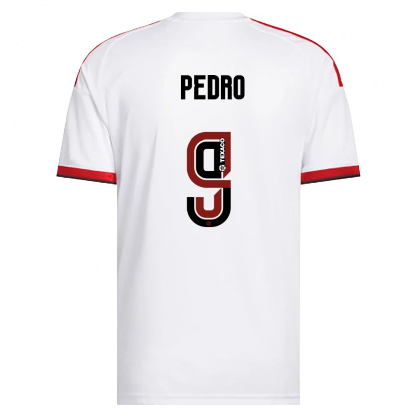 Danxen Mulher Camisola Pedro Guilherme Abreu Dos Santos #9 Branco Vermelho Preto Alternativa 2026/27 Camisa Brasil