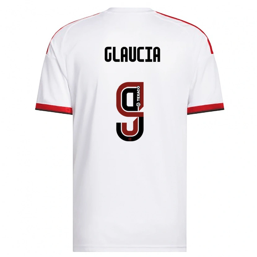 Danxen Mulher Camisola Glaucia #9 Branco Vermelho Preto Alternativa 2026/27 Camisa Brasil