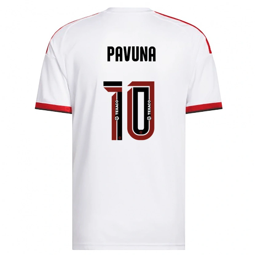 Danxen Mulher Camisola Kauã Pavuna #10 Branco Vermelho Preto Alternativa 2026/27 Camisa Brasil