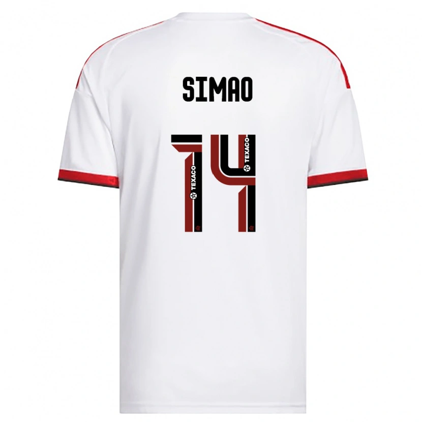 Danxen Mulher Camisola Samhia Simao #14 Branco Vermelho Preto Alternativa 2026/27 Camisa Brasil