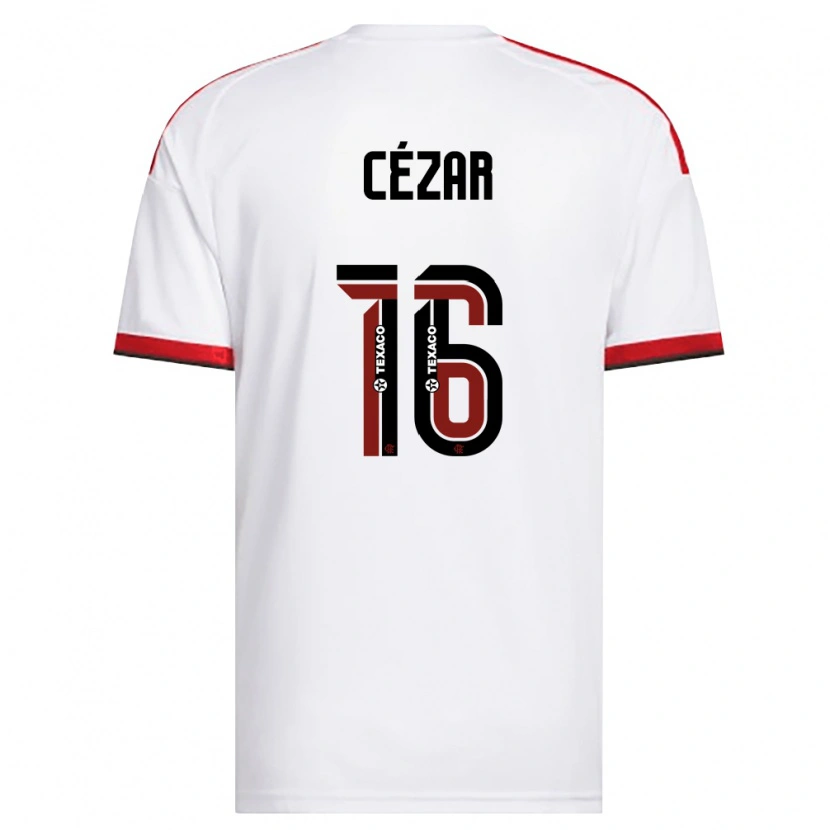 Danxen Mulher Camisola Paulo Cézar #16 Branco Vermelho Preto Alternativa 2026/27 Camisa Brasil
