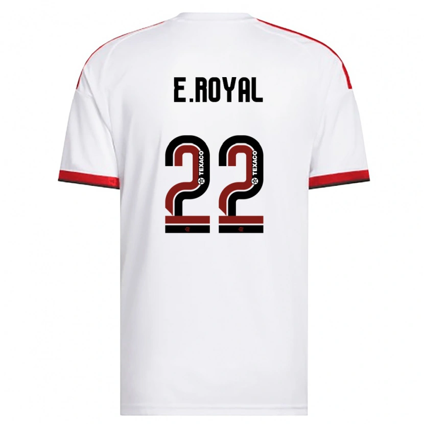 Danxen Mulher Camisola Emerson Royal #22 Branco Vermelho Preto Alternativa 2026/27 Camisa Brasil