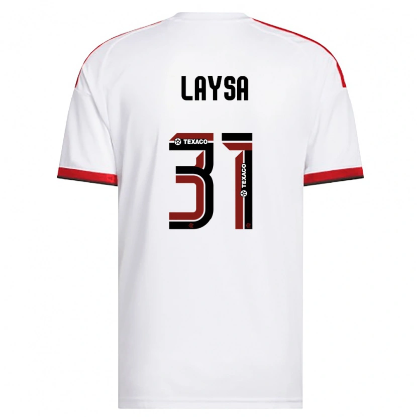 Danxen Mulher Camisola Laysa #31 Branco Vermelho Preto Alternativa 2026/27 Camisa Brasil