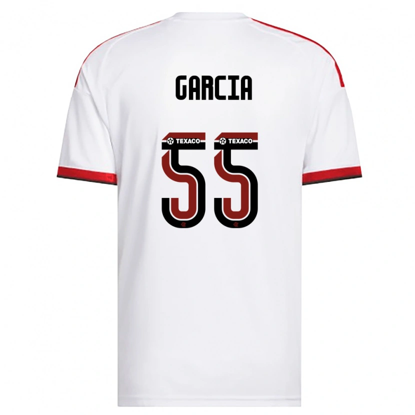 Danxen Mulher Camisola Caio Garcia #55 Branco Vermelho Preto Alternativa 2026/27 Camisa Brasil