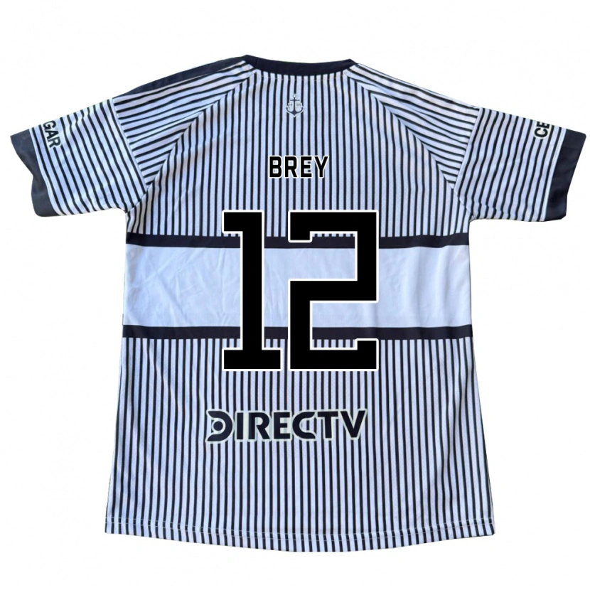 Danxen Mulher Camisola Leandro Brey #12 Branco Preto Amarelo Alternativa 2026/27 Camisa Brasil