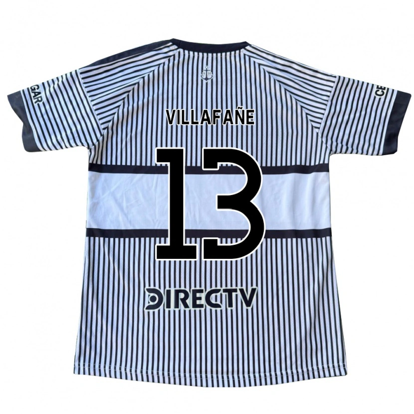 Danxen Mulher Camisola Thomás Villafañe #13 Branco Preto Amarelo Alternativa 2026/27 Camisa Brasil
