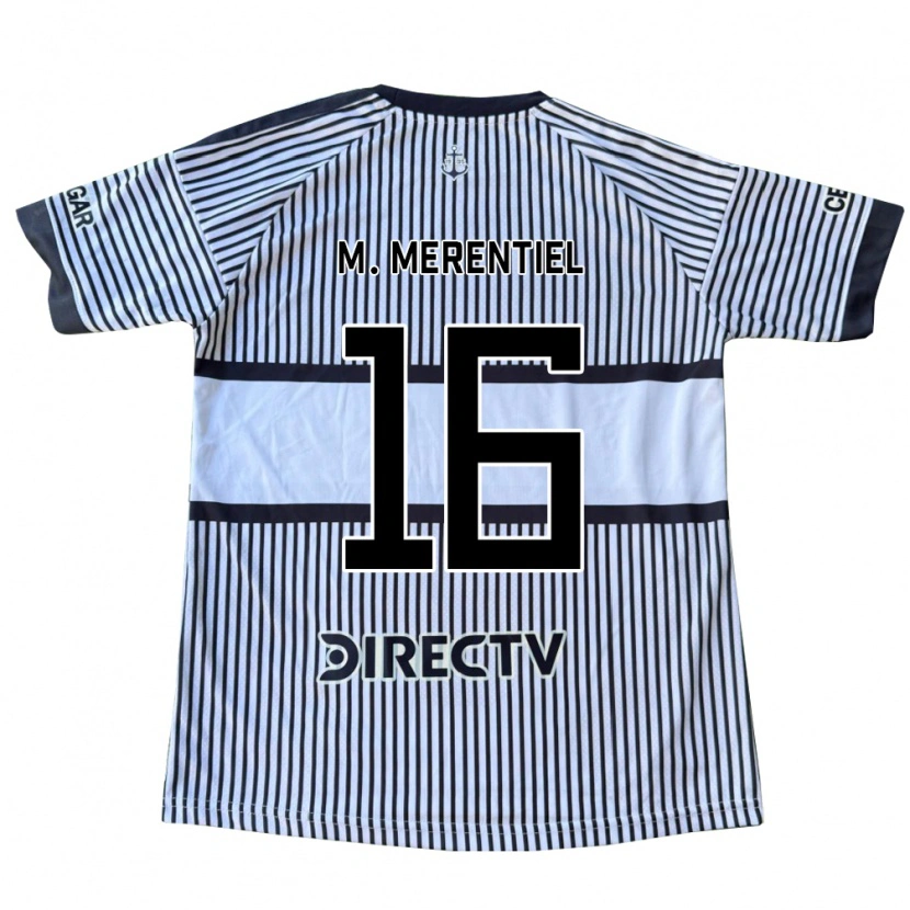Danxen Mulher Camisola Miguel Merentiel #16 Branco Preto Amarelo Alternativa 2026/27 Camisa Brasil