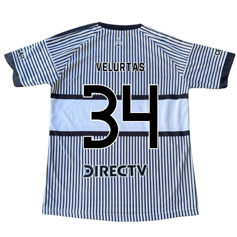 Danxen Mulher Camisola Pedro Velurtas #34 Branco Preto Amarelo Alternativa 2026/27 Camisa Brasil