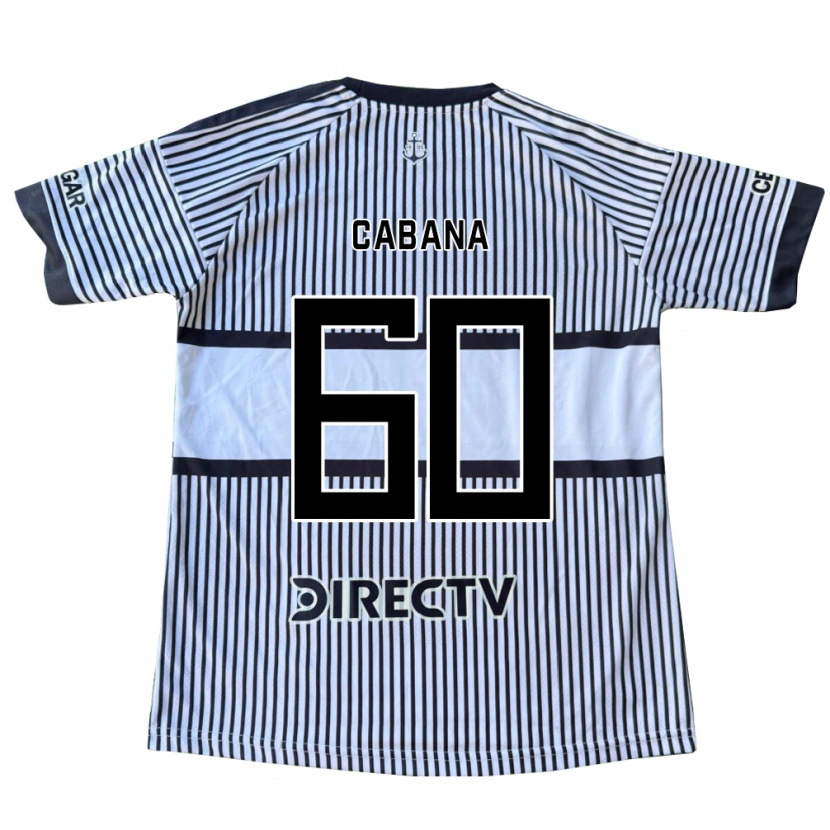 Danxen Mulher Camisola Juan Pablo Cabana #60 Branco Preto Amarelo Alternativa 2026/27 Camisa Brasil