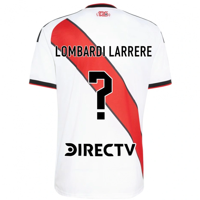 Danxen Criança Camisola Delfina Lombardi Larrere #0 Vermelho Branco Preto Principal 2026/27 Camisa Brasil