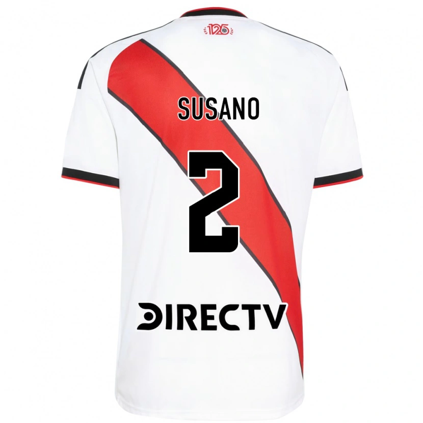 Danxen Criança Camisola Ángel Susano #2 Vermelho Branco Preto Principal 2026/27 Camisa Brasil
