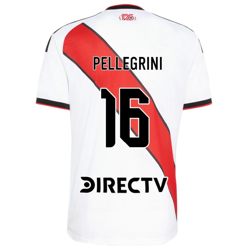 Danxen Criança Camisola Thiago Pellegrini #16 Vermelho Branco Preto Principal 2026/27 Camisa Brasil