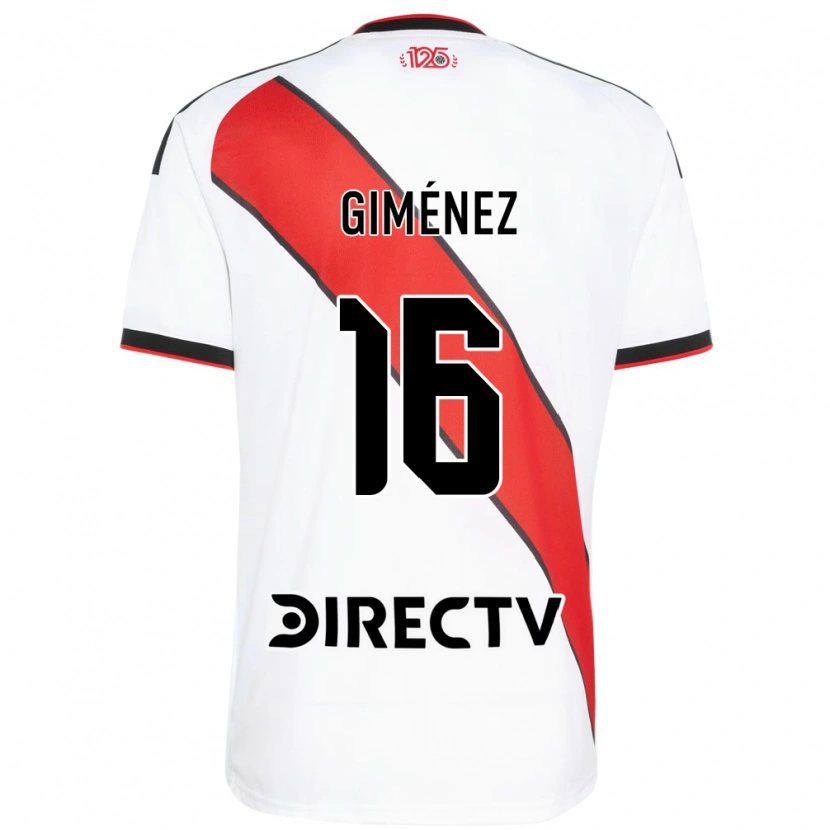 Danxen Criança Camisola Bautista Giménez #16 Vermelho Branco Preto Principal 2026/27 Camisa Brasil